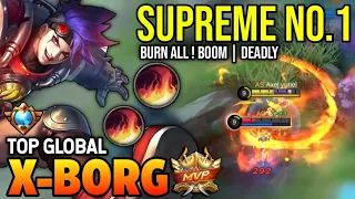 XBORG BEST BUILD 2023 | TOP GLOBAL XBORG GAMEPLAY | MOBILE LEGENDS✓