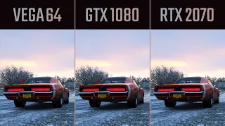 GTX 1080 vs. RTX 2070 vs. AMD RX Vega 64 Test in 8 Games