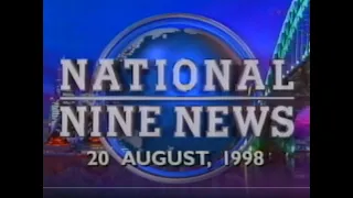 Nine News Sydney August 20 1998