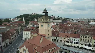 Brasov, Romania [4K, By Drone]