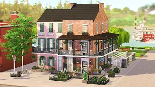 NEW ORLEANS CAFÉ & APARTMENT ☕ (Disney inspired) | The Sims 4 Speed Build