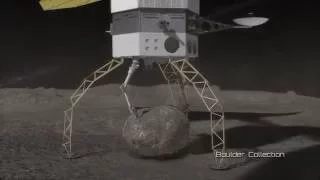 Asteroid Redirect Mission Robotic Trajectory and Crew Operations