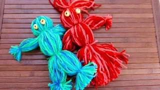 Easy craft: How to make a yarn doll
