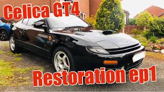 Toyota Celica GT4 st185 restoration episode 1