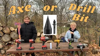 Testing a Firewood Splitting Drill Bit - Worth it??