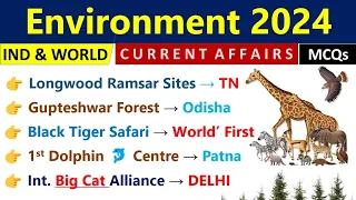 Environment 2024 Current Affairs | Environment & Ecology Current Affairs 2024 | Current Affairs 2024
