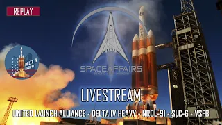 ULA - Delta IV Heavy - NROL-91 - SLC-6 - Vandenberg Space Force Base - September 25, 2022