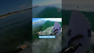 EXTREMELY GLASSY WAVE SURFING!! (POV)