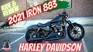 2021 Harley Davidson iron 883 ride and review