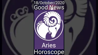 Today Aries Horoscope 18/October/2020