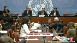 Srilankan Govt. should reject UN war crime report: Rajapaksa | World | News7 Tamil |
