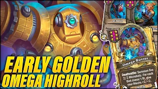 Turn 8 Golden Omega Buster But Everyone Else Highrolls | Dogdog Hearthstone Battlegrounds