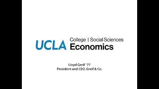 2020 UCLA Economics Department Commencement Address: Lloyd Greif '77