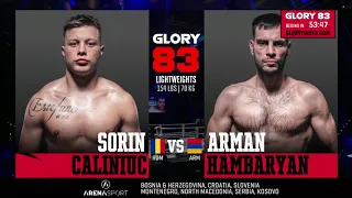 GLORY 83 Essen: Sorin Caliniuc ROBBED by Judges against Arman Hambaryan