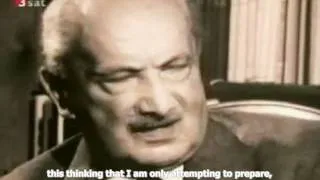 Heidegger: The End of Philosophy and The Task of Thinking (English Subtitles)