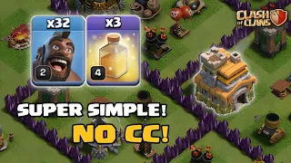 BEST TH7 ATTACK STRATEGY WITH HOG RIDER IN 2024 - CLASH OF CLANS