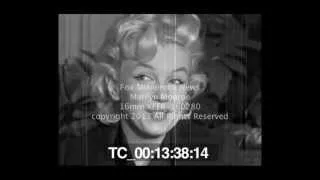 Marilyn Monroe Rare Footage And  Interview On Arrival At Los Angeles Airport Feb 1956