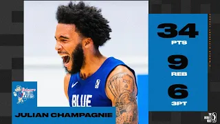 Julian Champagnie EXPLODES For 34 PTS, 9 REB & 6 3PT In Crazy Win Over Celtics