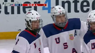 Team USA Defeats Switzerland 10-0 To Advance to Quarterfinals | 2023 U18 Men's Worlds