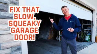 Garage Door Opening Slowly? Making Noises? 5 Tips to Help