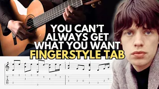 You Can't Always Get What You Want Fingerstyle Tab - The Rolling Stones