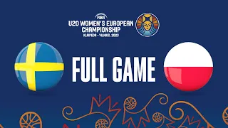 Sweden v Poland | Full Basketball Game | FIBA U20 Women's European Championship 2023