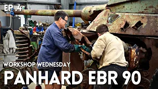 WORKSHOP WEDNESDAY: Panhard EBR 90 Steering RESTORATION and Turret Basket removal