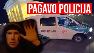 PAGAVO POLICIJA LIPAU Į KALĖDŲ EGLĘ