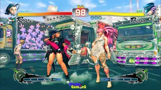 Rose VS Poison (Hardest AI) - Ultra Street Fighter IV