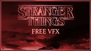 Stranger Things FREE Effect | Red Clouds thunderstorm VFX Upside down Dimension