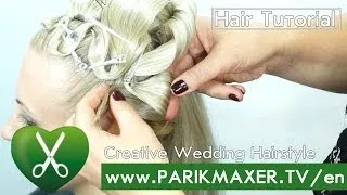 Creative Wedding Hairstyle parikmaxer tv english version