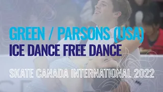 GREEN / PARSONS (USA) | Ice Dance Free Dance | Mississauga 2022 | #GPFigure