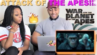 War for the Planet of the Apes | Official Trailer REACTION!!!