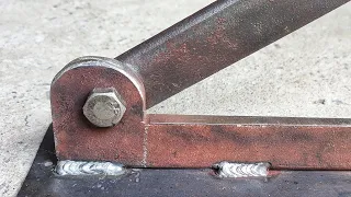 Simple Tool For Cutting Metal Sheet / How To Make Sheet Metal Cutter