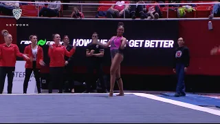 Jaedyn Rucker rocks Utah crowd with dazzling floor performance | Red Rocks Gymnastics