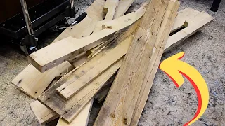 TRASHED Pallet WOOD made into BEAUTIFUL CABINET...Beginner WOODWORKING