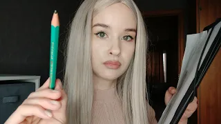 АСМР Нарисую тебя. Художник. 
        Персональное внимание. ASMR Artist. Draw you. Role-playing game