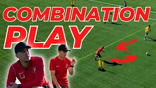 🚫TEAM TRAINING🚫 How To Score More Goals | Combination Play For Soccer