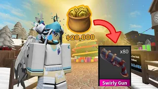 Spending $20,000 ROBUX on the MM2 Christmas Event... (tiers & unboxing)