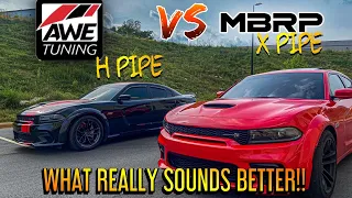 X PIPE VS H PIPE: WHAT IS THE BEST EXHAUST FOR THE DODGE CHARGER AND CHALLENGER? MBRP VS AWE TUNING