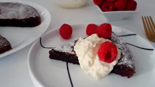 Swedish Sticky Chocolate Cake | Kladdkaka Recipe