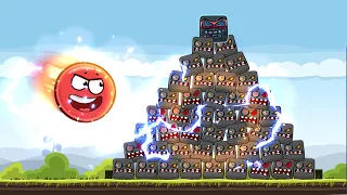 NOOB PRO HACKER Angry Balls Red Ball Fight 100 Boss
