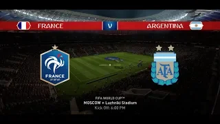 EA Sports FIFA 18 World Cup Mode / FINAL - FRANCE vs ARGENTINA in 1080p #64