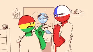 Me tiRó poR Las eScaLerAs - Countryhumans Bolivia Chile