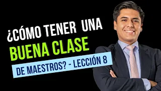 Clase de maestros ◀︎ Cap.8◀︎  EL MAESTRO Y EL ESTUDIO DE LA BIBLIA