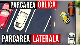 Parcarea laterală cu spatele într-un loc fix între 2 mașini și parcarea oblică pe stânga/dreapta Ep7