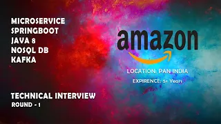 Amazon | Java microservice spring boot real time interview