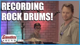 How to Record Drums - Rock Technique (Drummer from AWOLNATION)