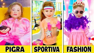 3 TIPI DI FIGLIE! *GIORGIA PIGRA vs GIORGIA SPORTIVA vs GIORGIA FASHION*