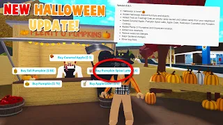 NEW BLOXBURG HALLOWEEN UPDATE 0.9.1! Trick Or Treating and MORE! (Roblox)